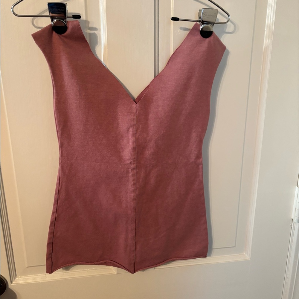 Women’s Sleeveless Hemp Top in Dusty Rose